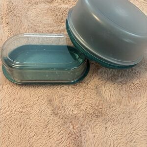Tupperware Aqua and Transparent Storage Duo